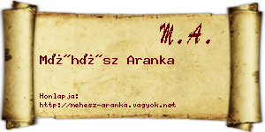 Méhész Aranka névjegykártya
